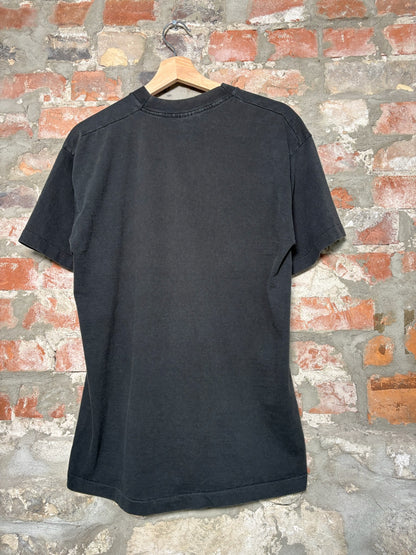 90s Eyes On Survival Tiger Tee Black Sz L