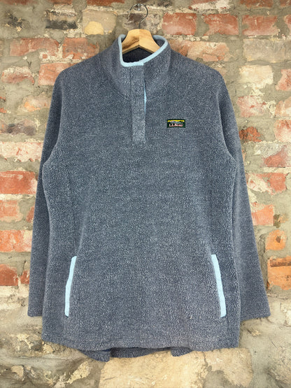 90s L.L. Bean Light Blue Fleece Sz M
