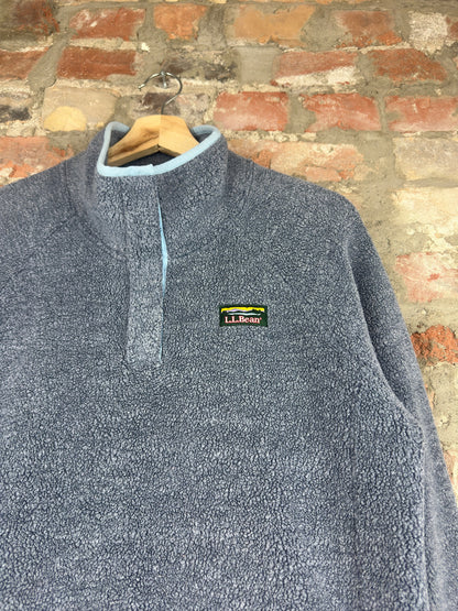 90s L.L. Bean Light Blue Fleece Sz M