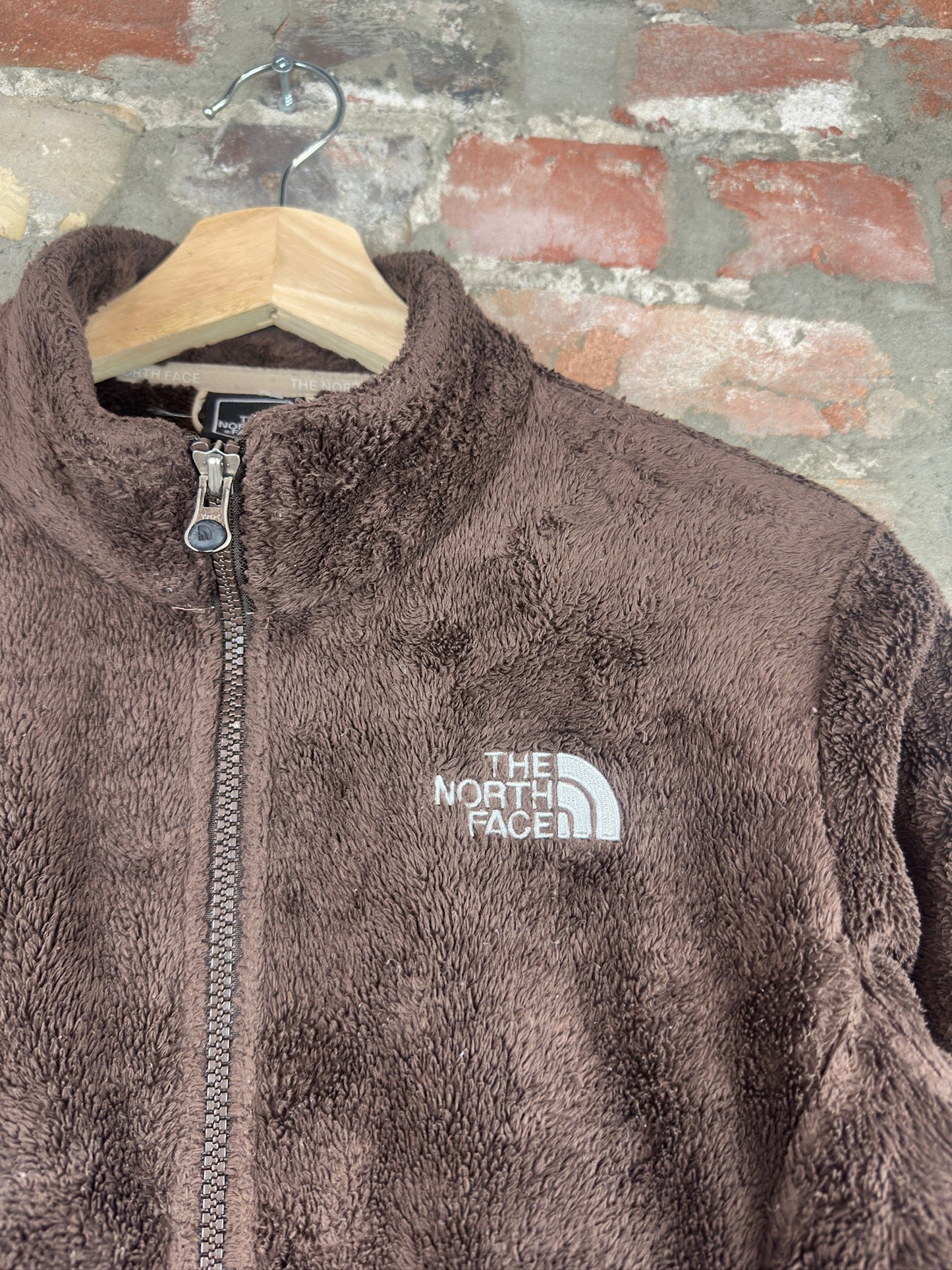 2000s The North Face Brown Fleece Sz S