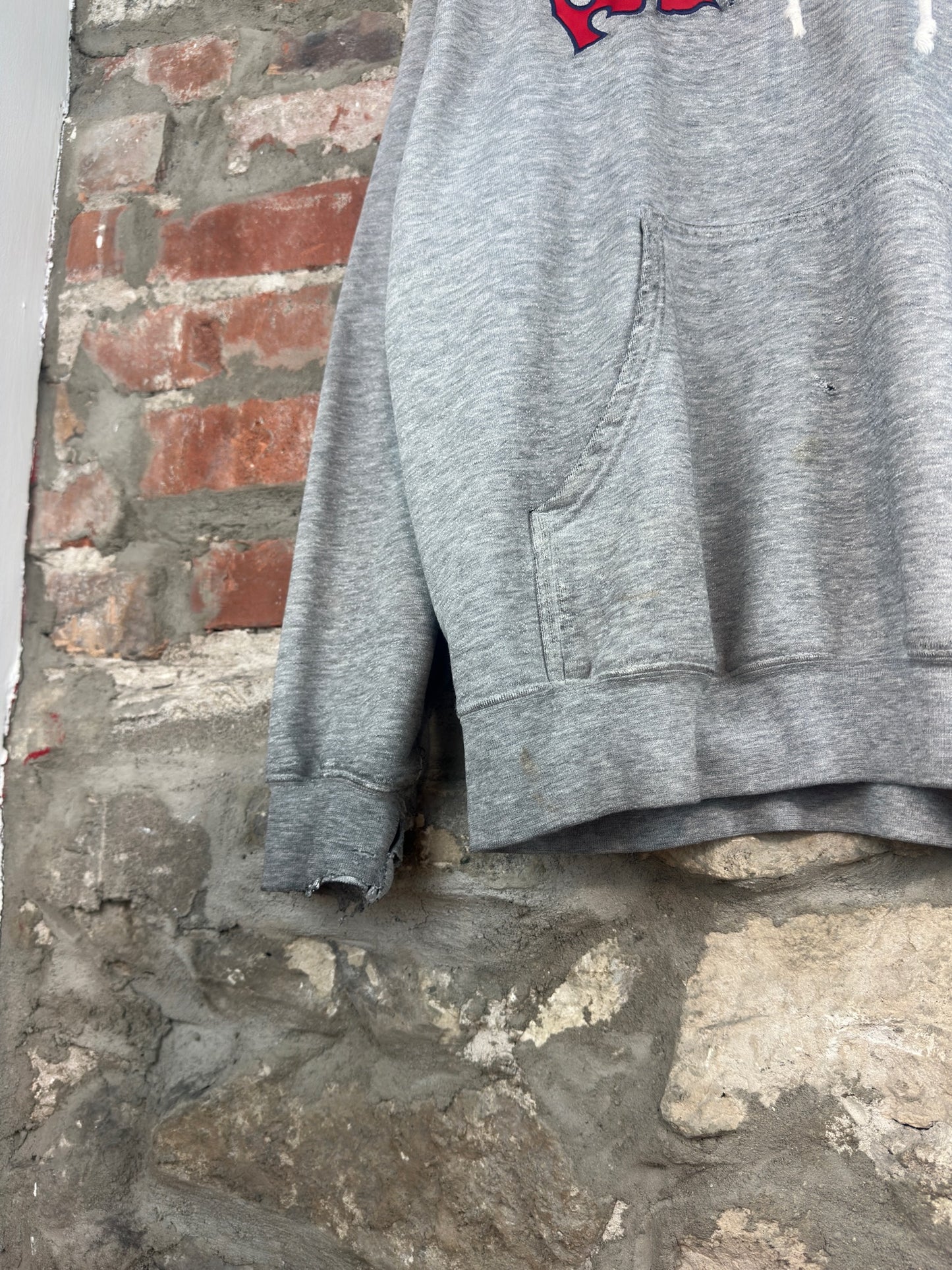 2000s Nike Red Sox Middle Swoosh Hoodie Sz L