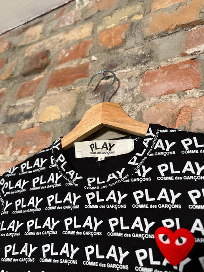 CDG Play Longsleeve Shirt Sz S