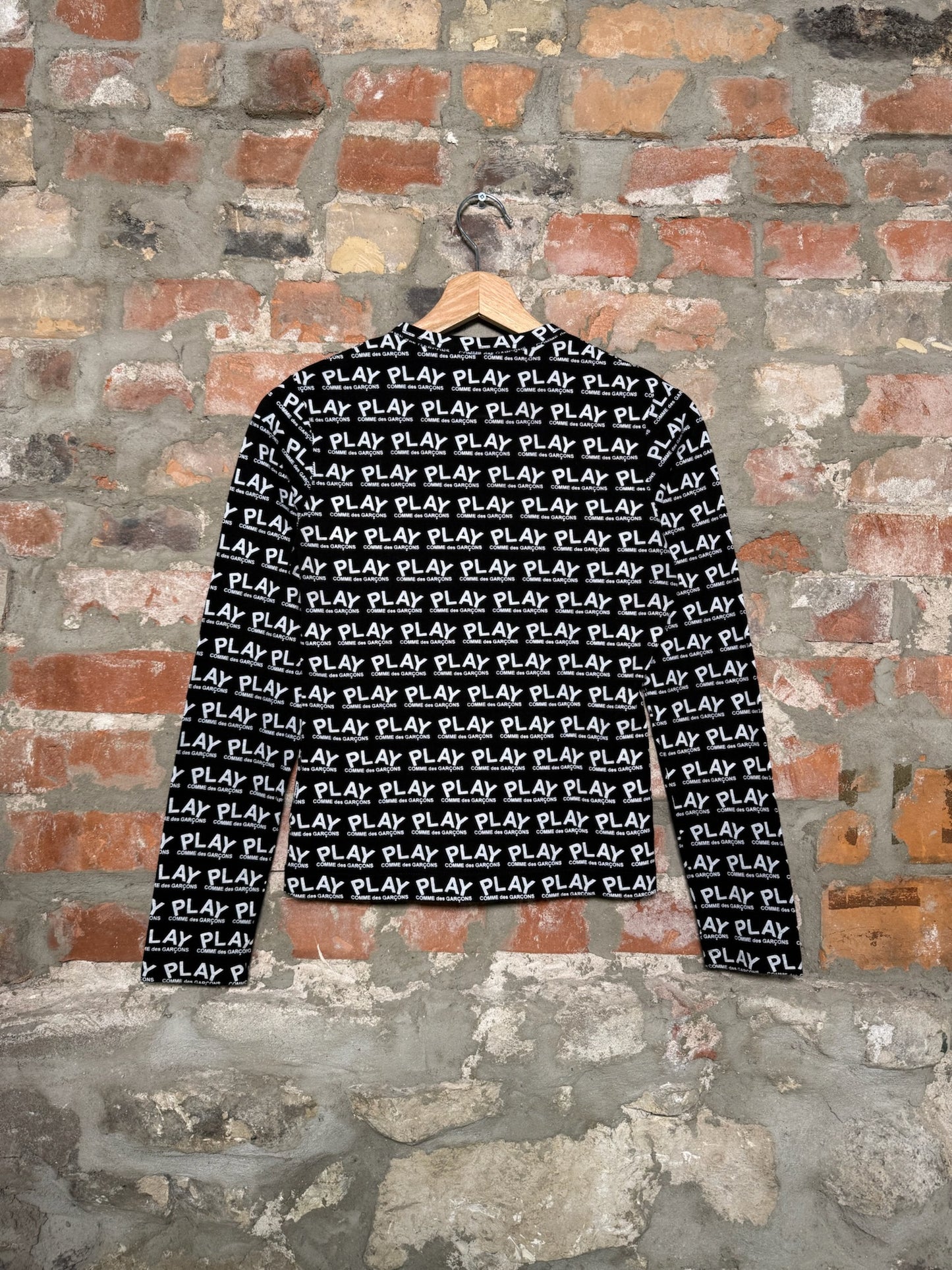 CDG Play Longsleeve Shirt Sz S