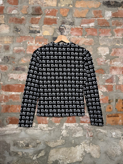 CDG Play Longsleeve Shirt Sz S