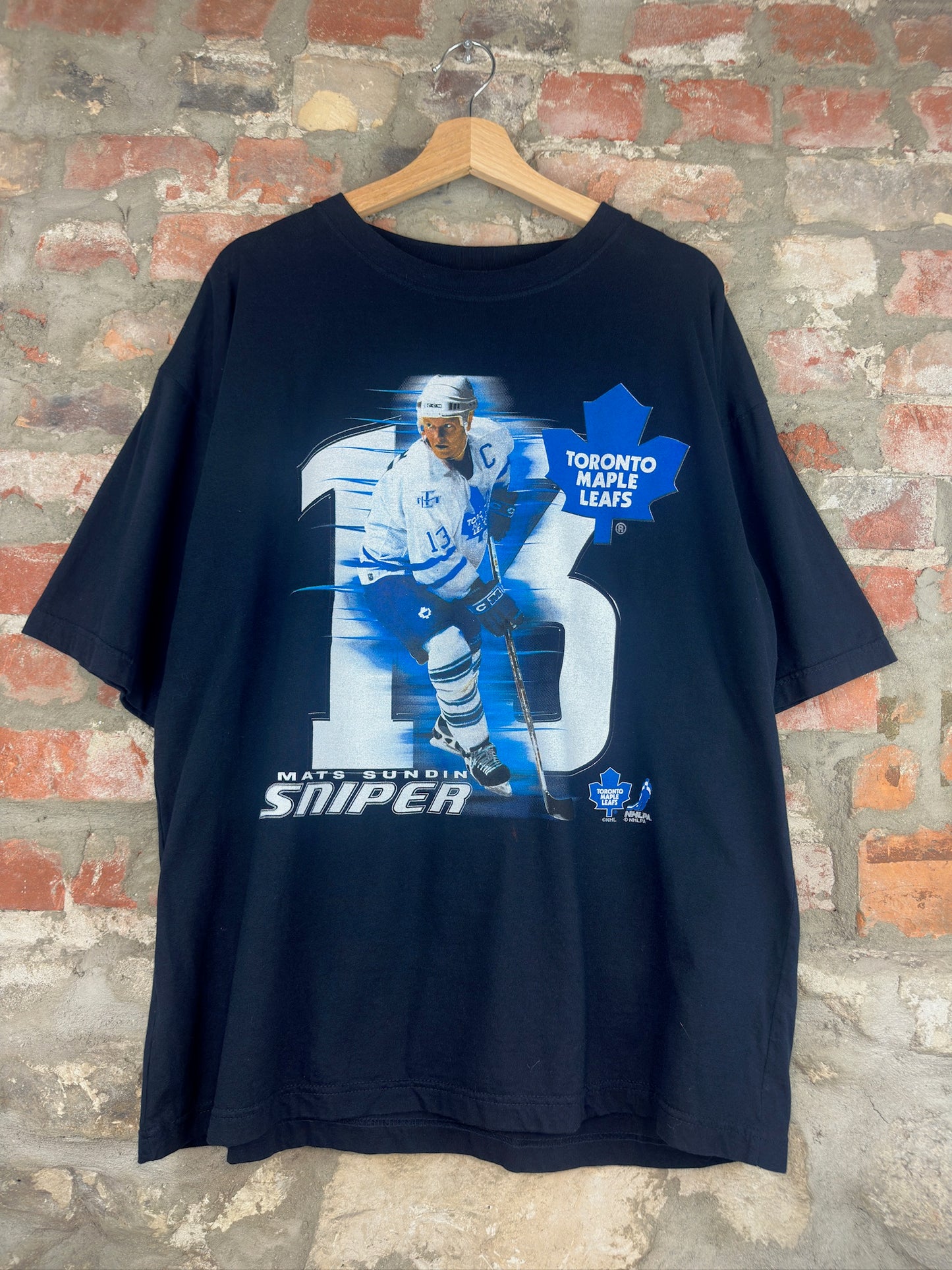 00s Mats Sundin Maple Leafs Tee Sz L
