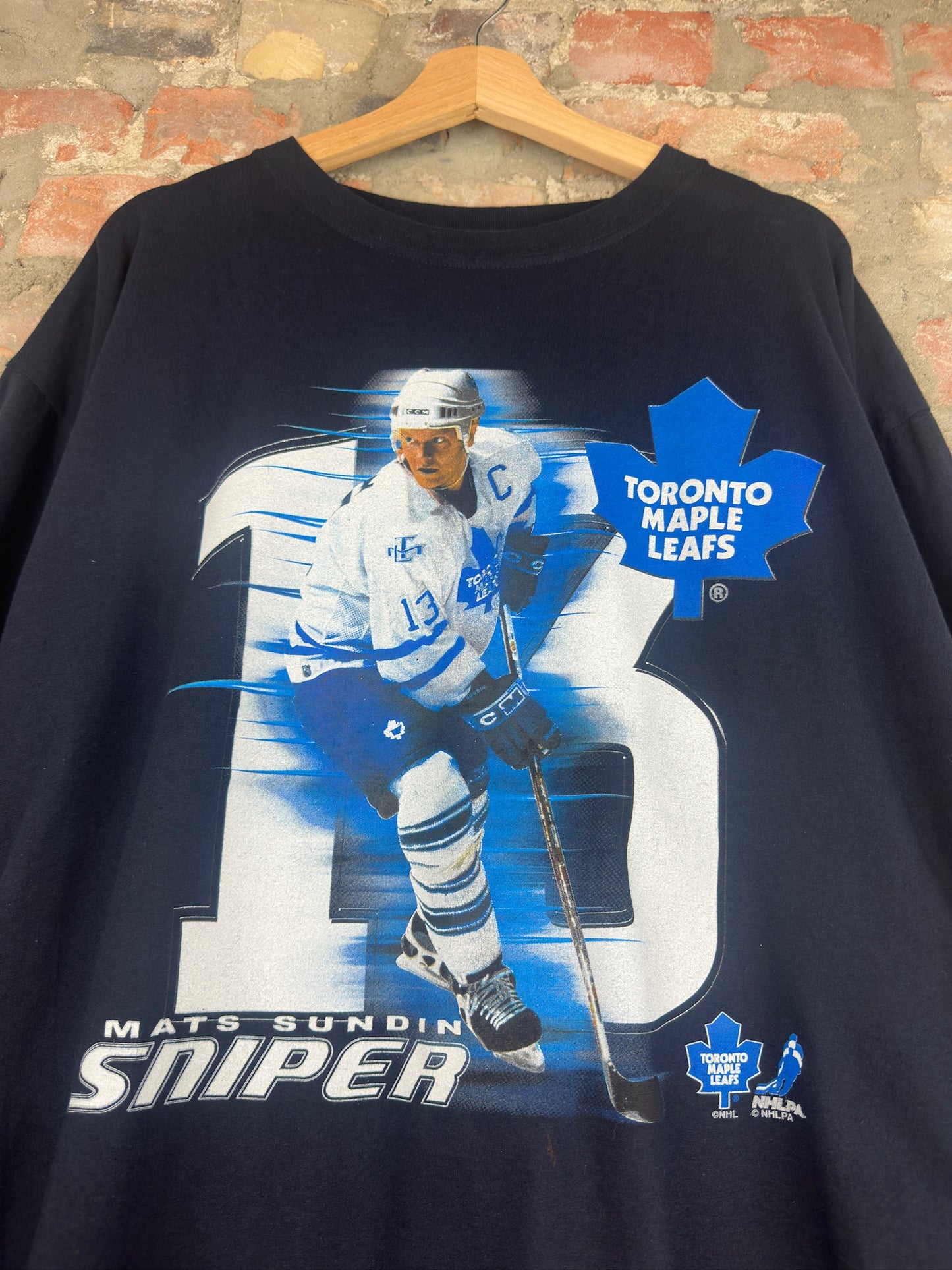 00s Mats Sundin Maple Leafs Tee Sz L