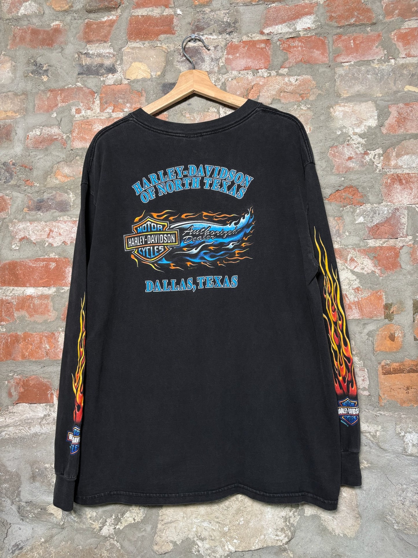 04 Harley Davidson Dallas Texas Longsleeve Sz XL