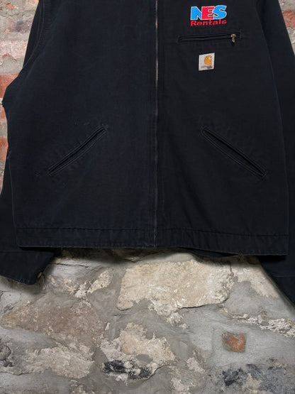 00s Carhartt Detroit Embroidered Jacket Sz XL Tall