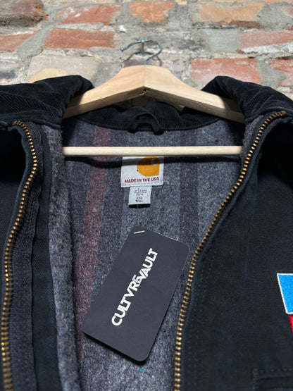 00s Carhartt Detroit Embroidered Jacket Sz XL Tall