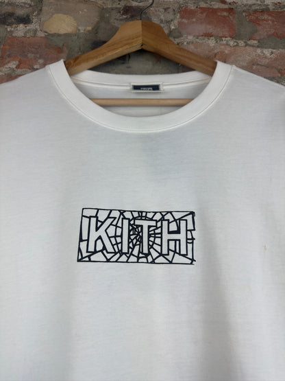 Kith x Spiderman White Tee Sz L