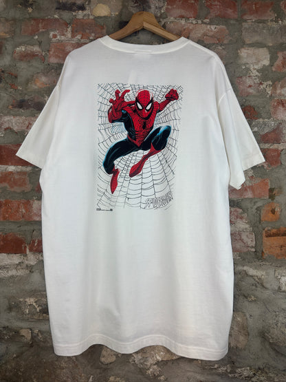 Kith x Spiderman White Tee Sz L
