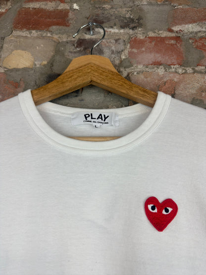 CDG Red Heart Women's Tee Sz L