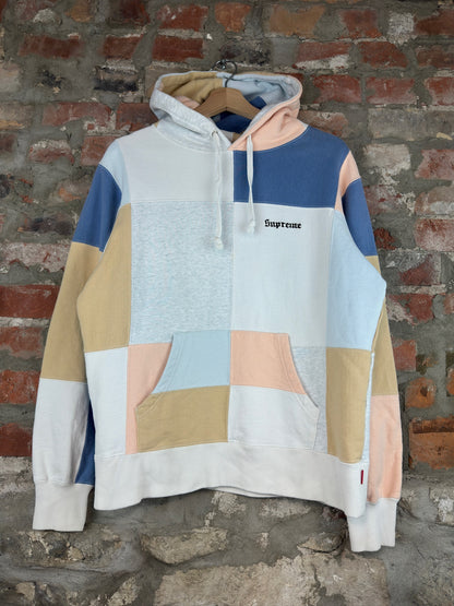 Supreme Patchwork Hoodie Sz S