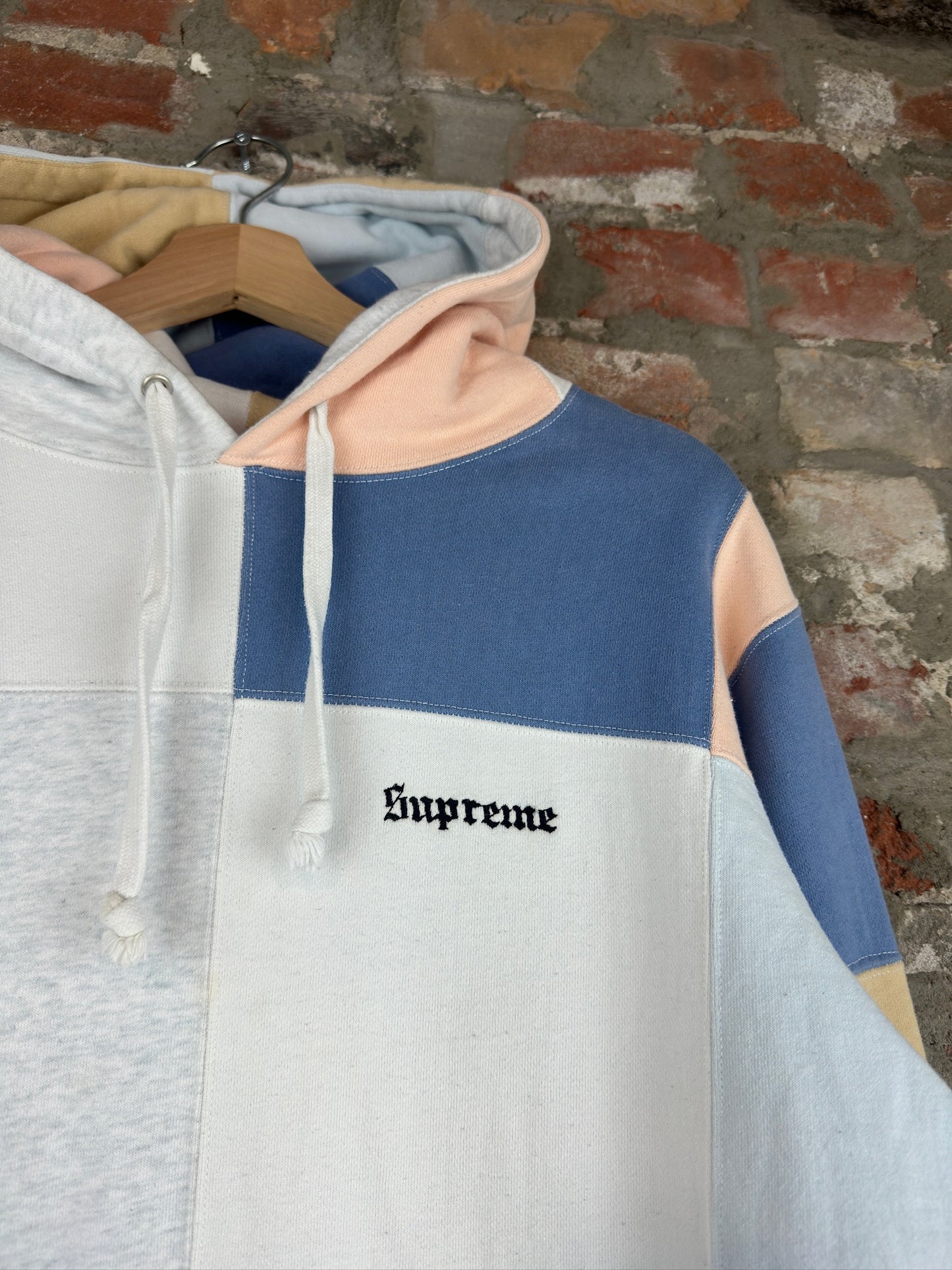 Supreme Patchwork Hoodie Sz S