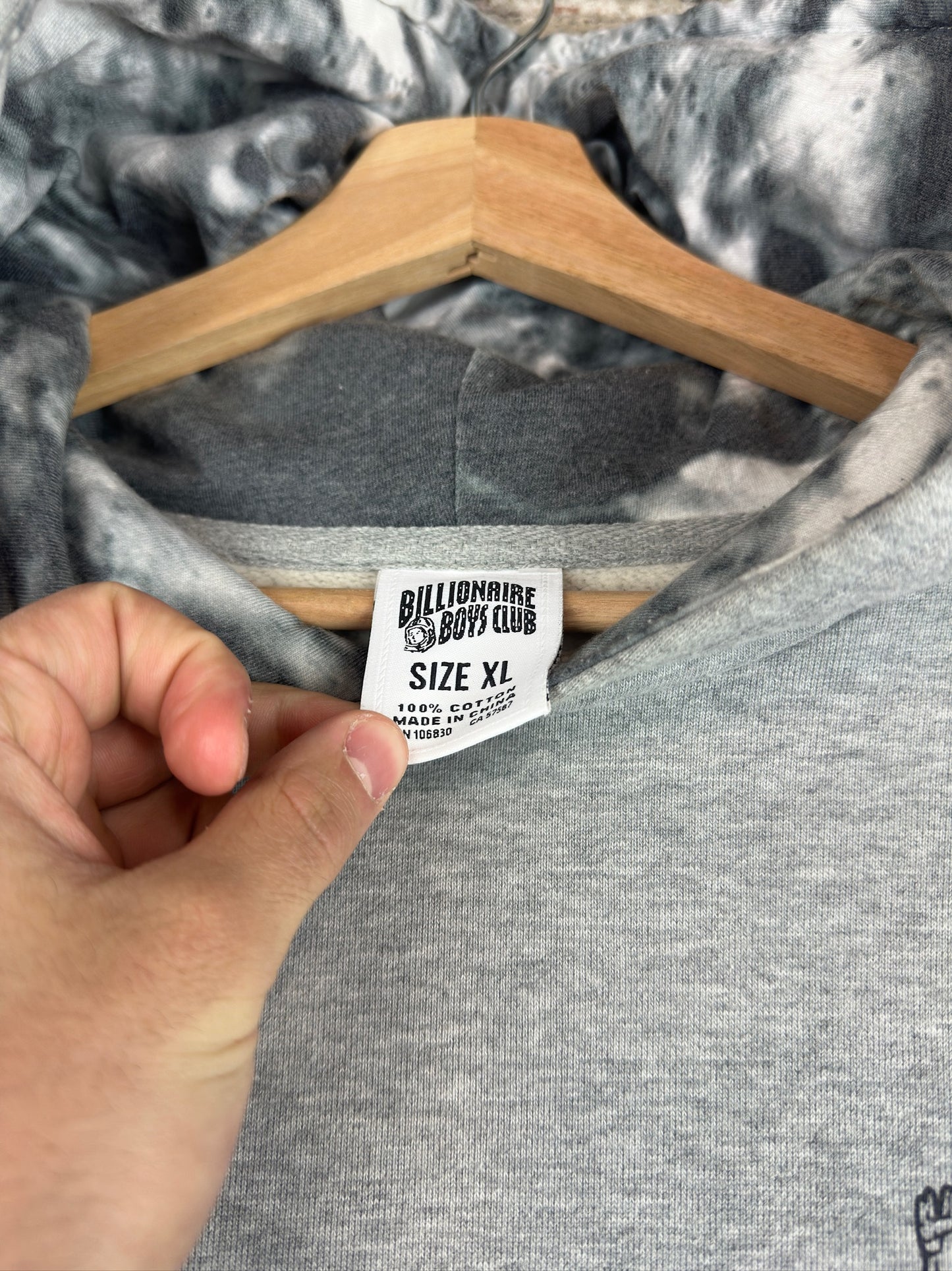 Billionaire Boys Club Grey Hoodie Sz XL