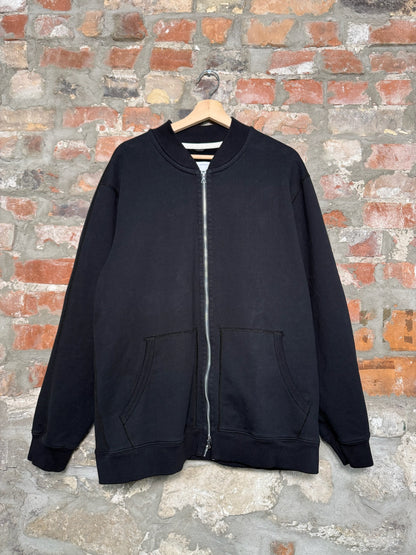(XXL) Reigning Champ Black Zip-Up Sweater