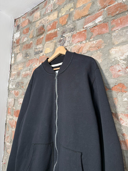 (XXL) Reigning Champ Black Zip-Up Sweater