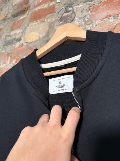 (XXL) Reigning Champ Black Zip-Up Sweater