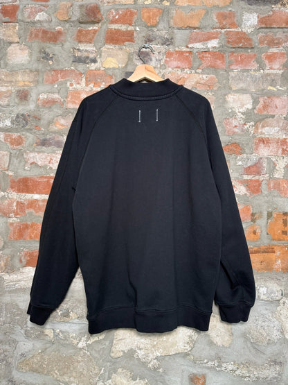 (XXL) Reigning Champ Black Zip-Up Sweater