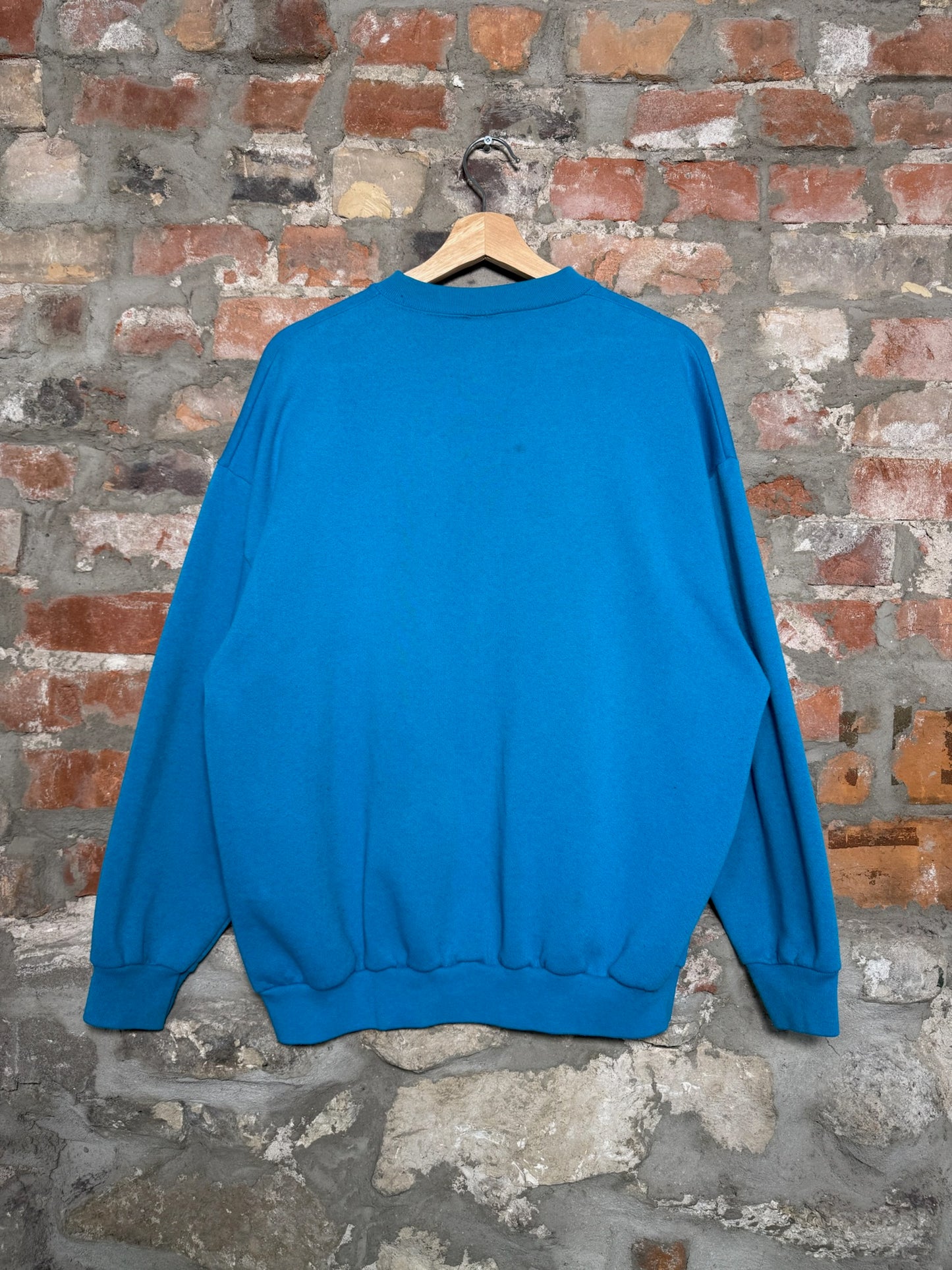 (XL) Vtg Carolina Panthers Crewneck Blue