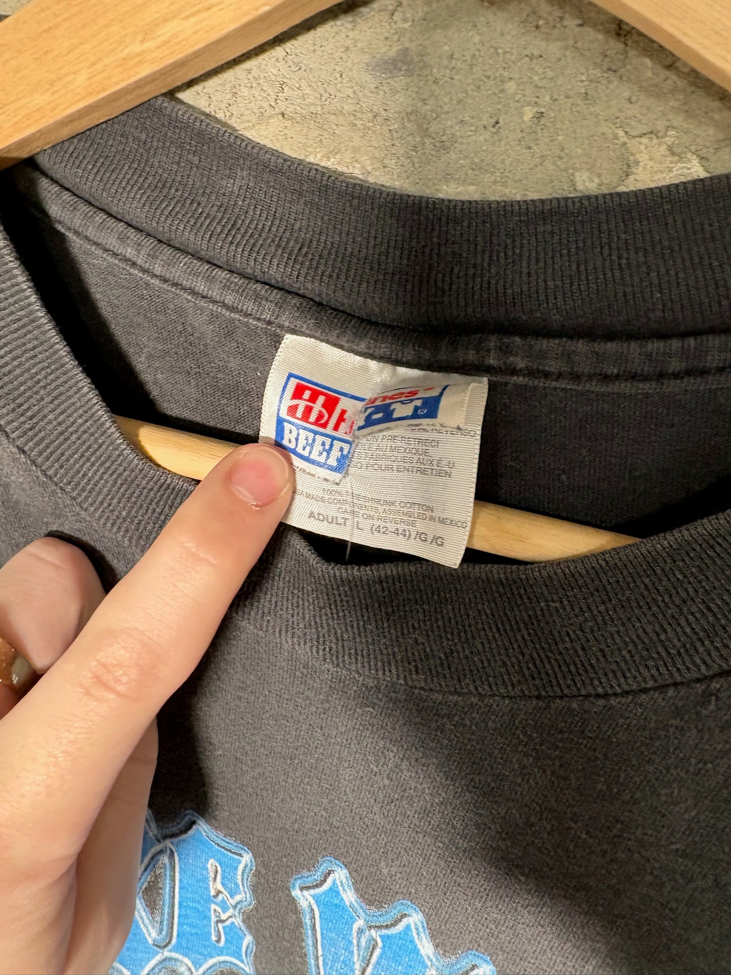 2000 Bike Week Faded Black Tee Sz L