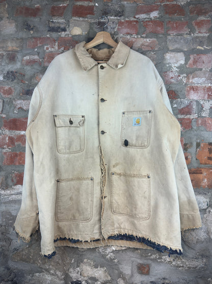 90s Carhartt Distressed Blanket Lined Barn Jacket Sz XL