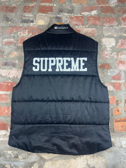 Supreme x Champion Puffer Vest Sz XL