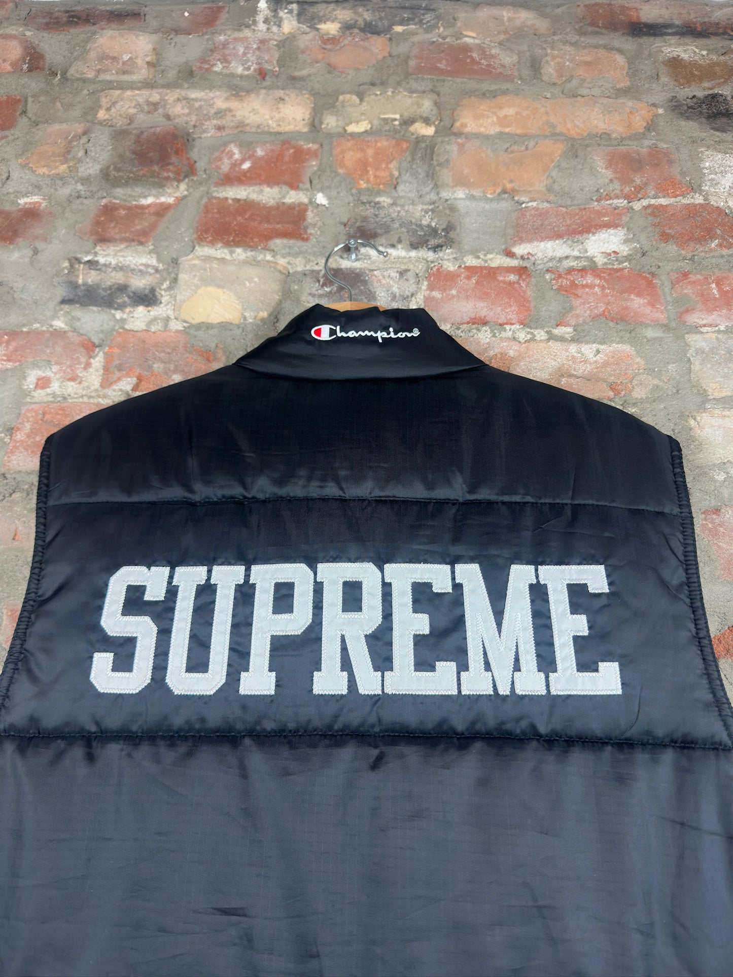 Supreme x Champion Puffer Vest Sz XL