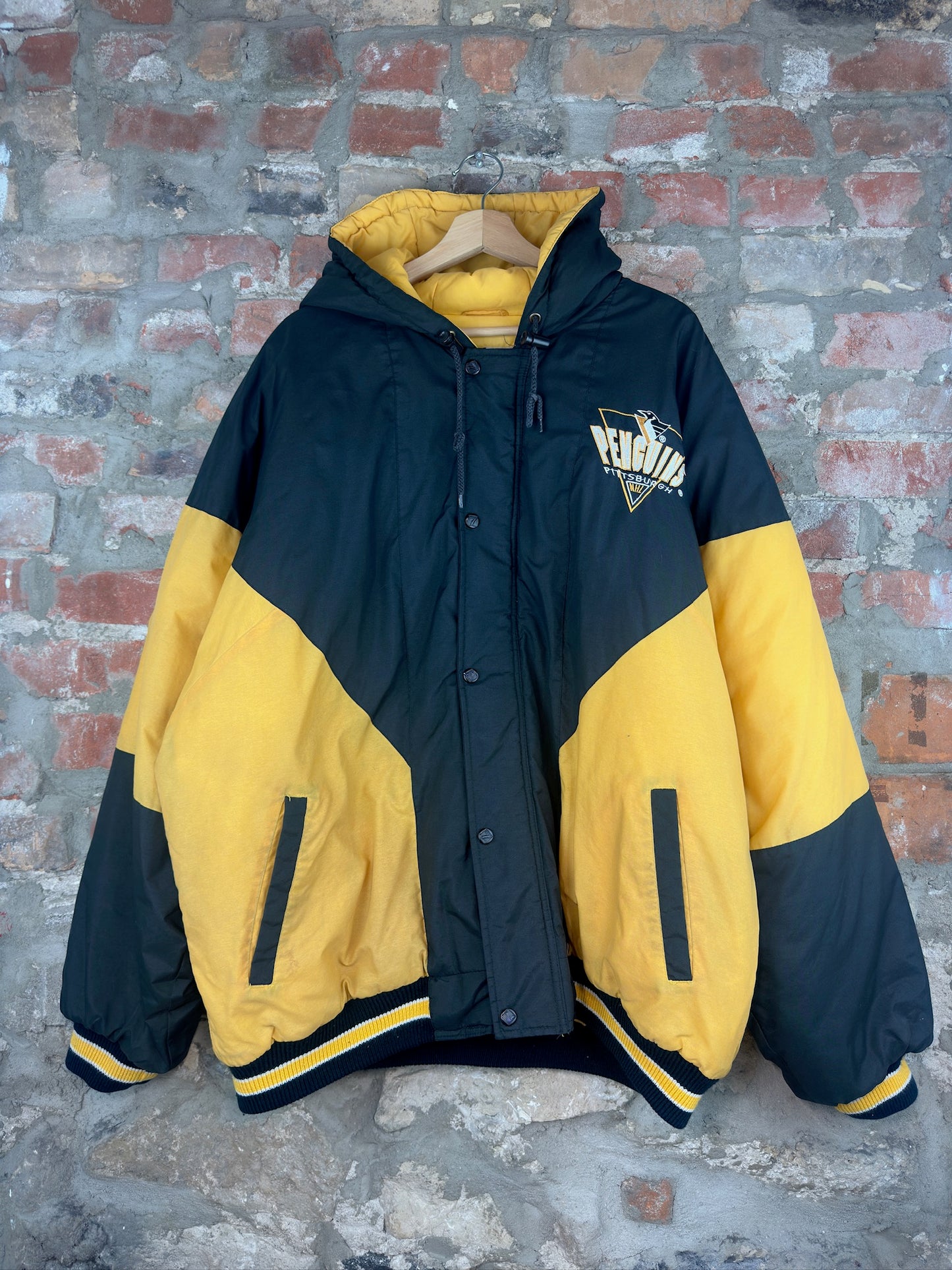 90s Pittsburgh Penguins Logo 7 Jacket Sz XL