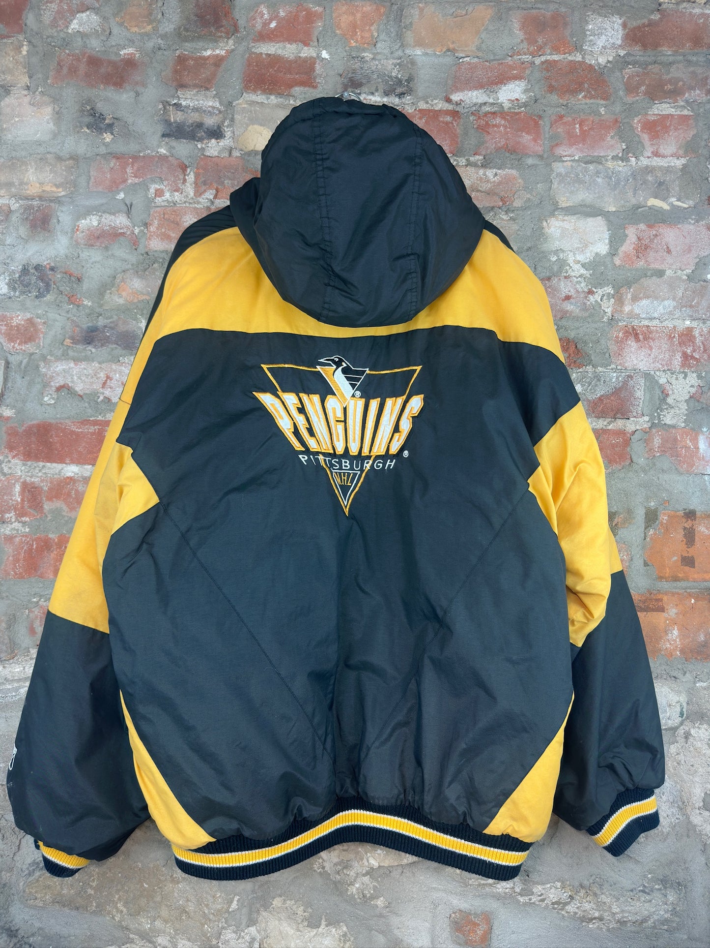 90s Pittsburgh Penguins Logo 7 Jacket Sz XL