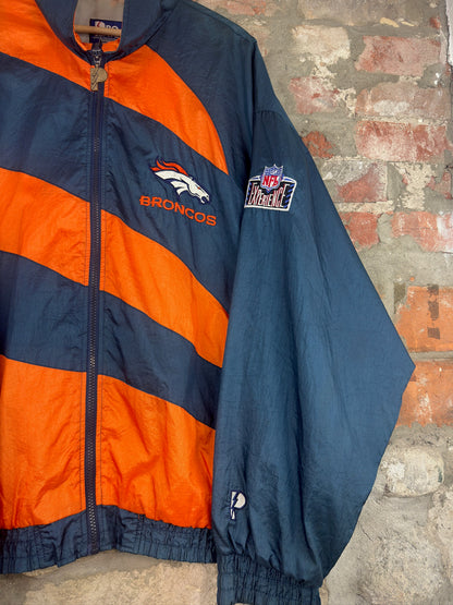 90s Denver Broncos Pro Player Windbreaker Sz L