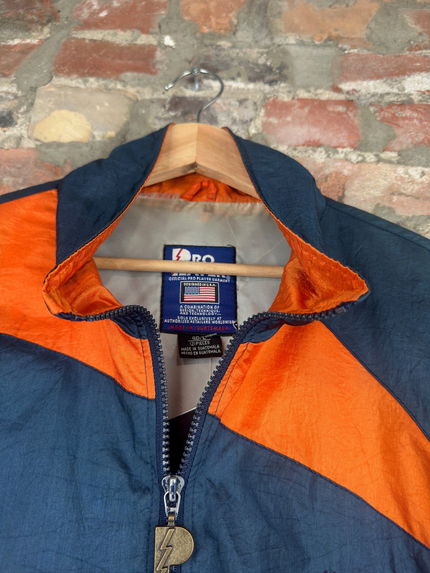 90s Denver Broncos Pro Player Windbreaker Sz L