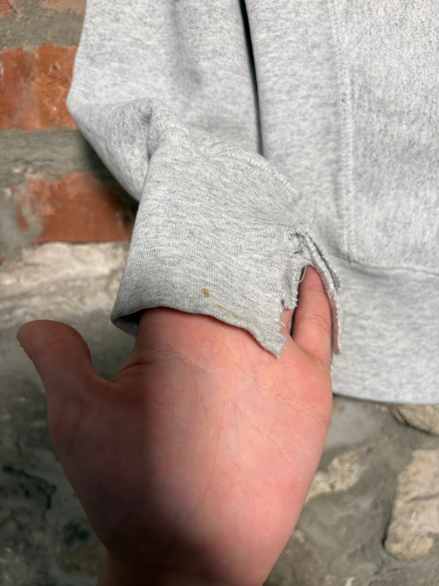 1998 Land Rover Grey Crewneck Sz L