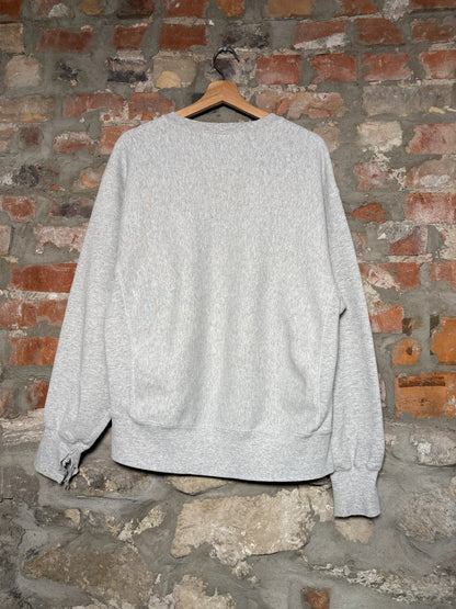 1998 Land Rover Grey Crewneck Sz L