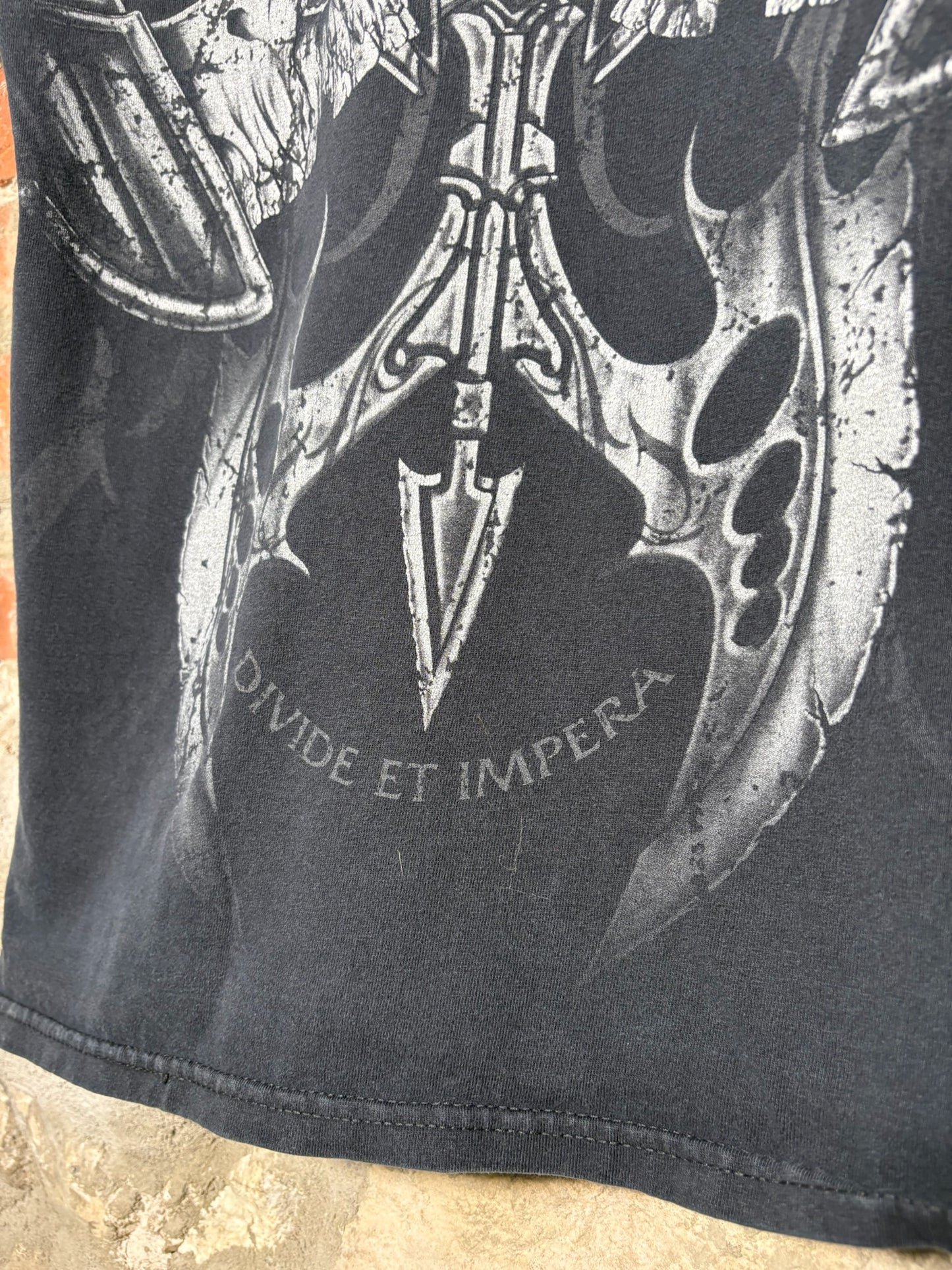 Y2K Easyriders Aop Tee Black Sz L