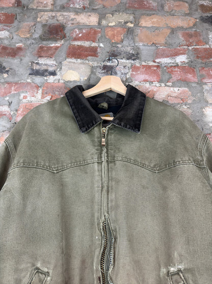 90s Carhartt Thrased Sante Fe Type Jacket Sz XL