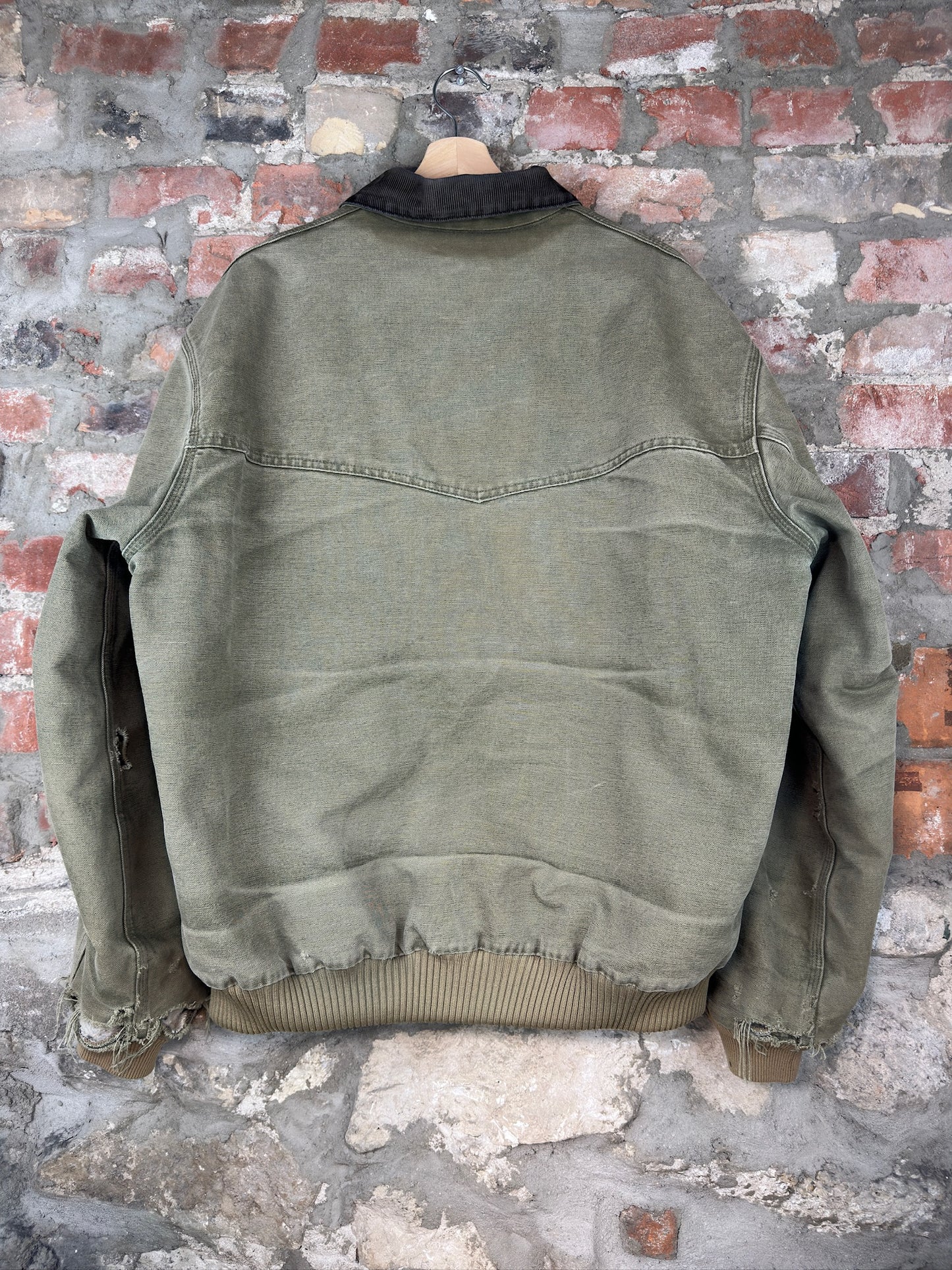 90s Carhartt Thrased Sante Fe Type Jacket Sz XL