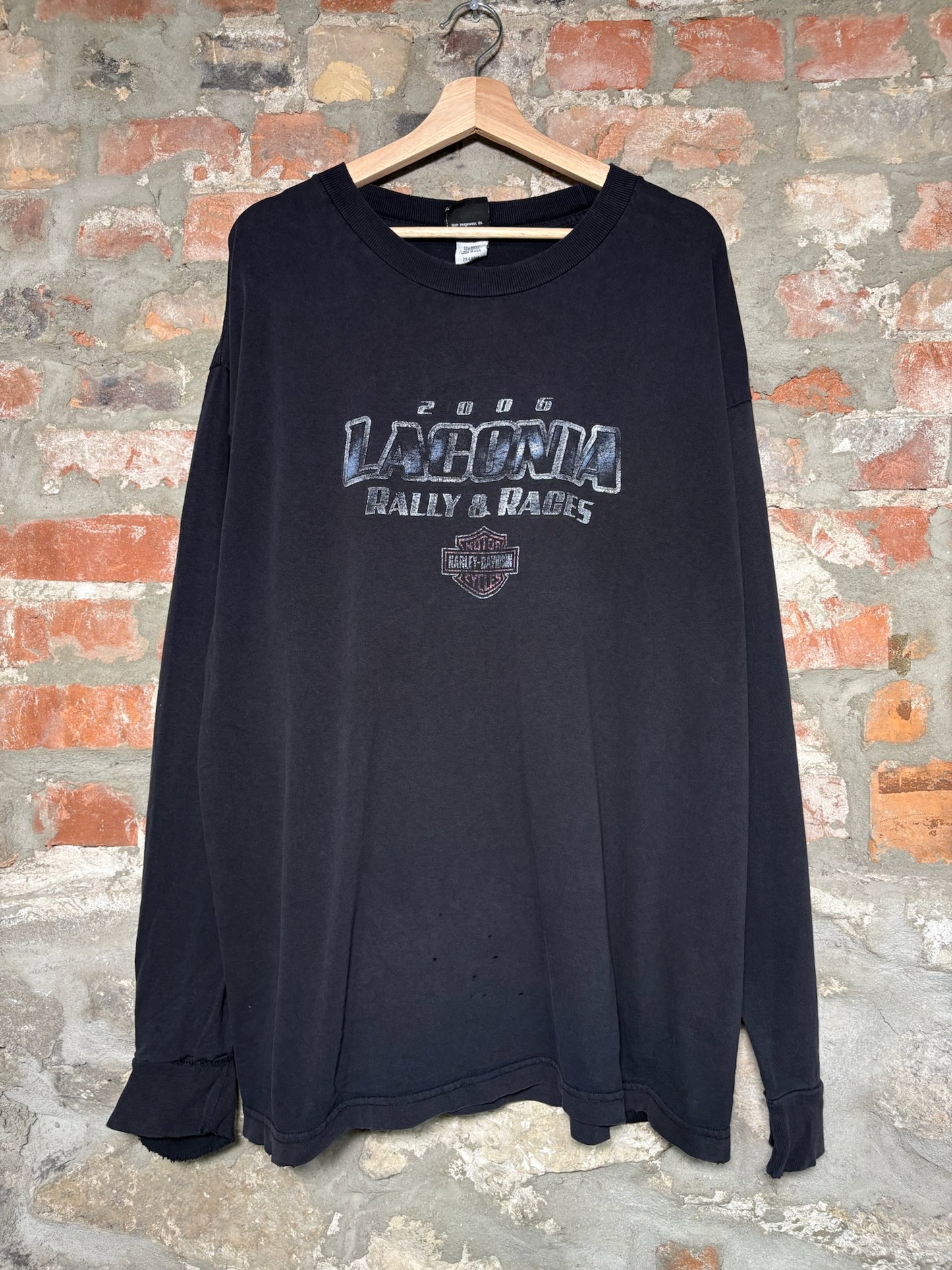 00s Harley Davidson Conway Longsleeve Black Sz XXL