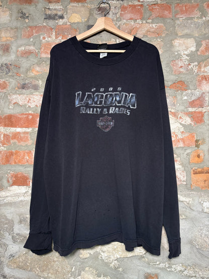 00s Harley Davidson Conway Longsleeve Black Sz XXL
