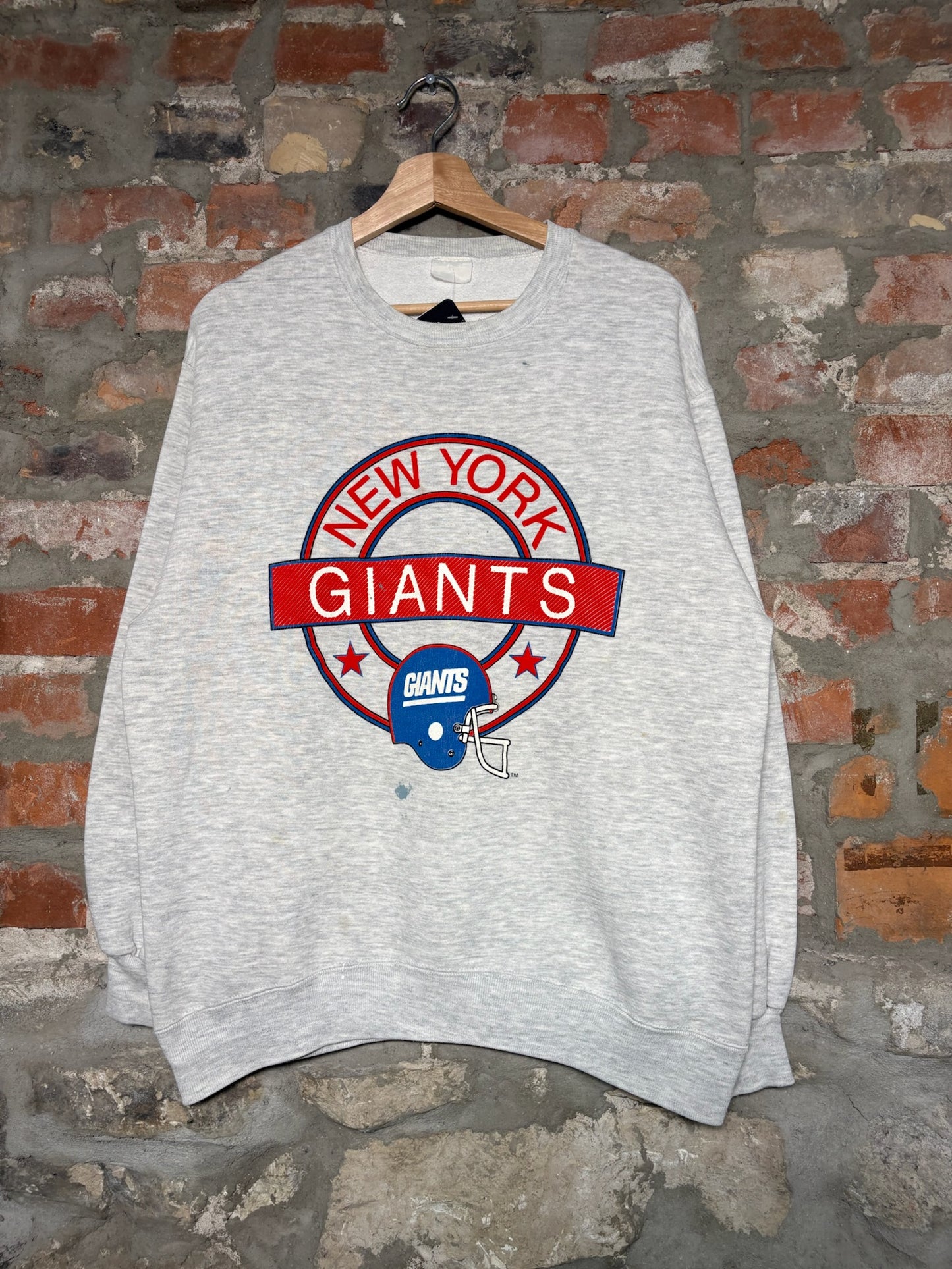 90s New York Giants Crewneck Grey Sz L