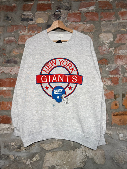 90s New York Giants Crewneck Grey Sz L
