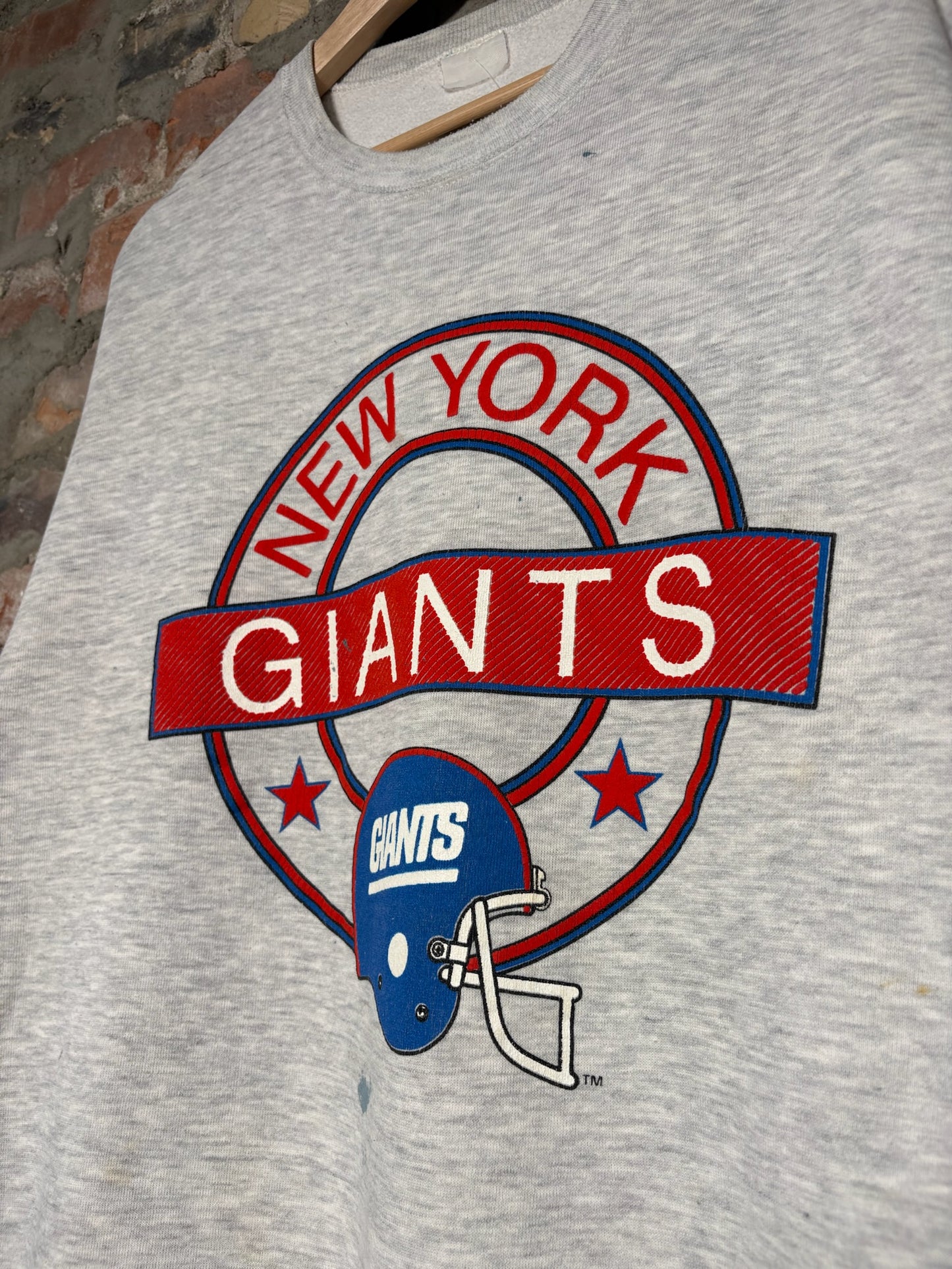 90s New York Giants Crewneck Grey Sz L