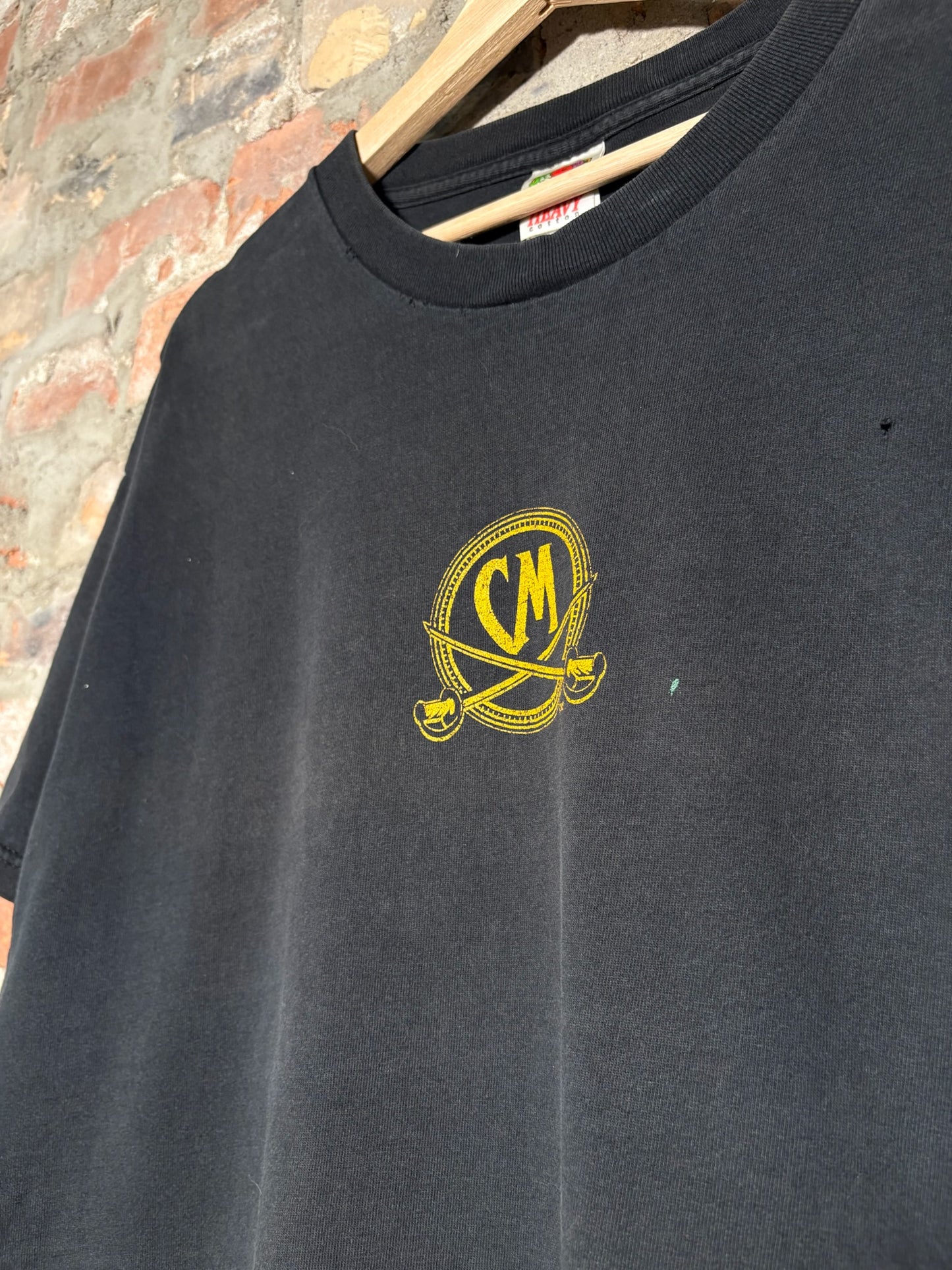 Y2K Captain Morgan Tee Black Sz XL