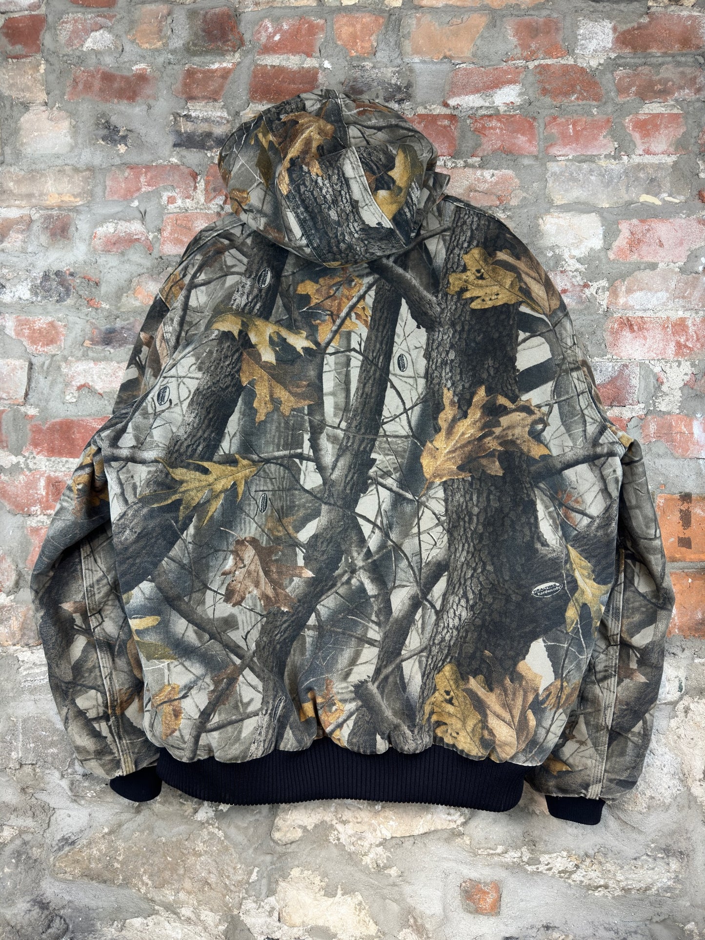 00s Carhartt Real Tree Hooded Jacket Sz XL