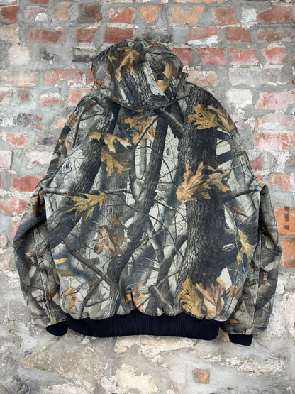 00s Carhartt Real Tree Hooded Jacket Sz XL