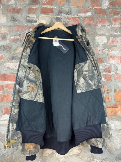 00s Carhartt Real Tree Hooded Jacket Sz XL