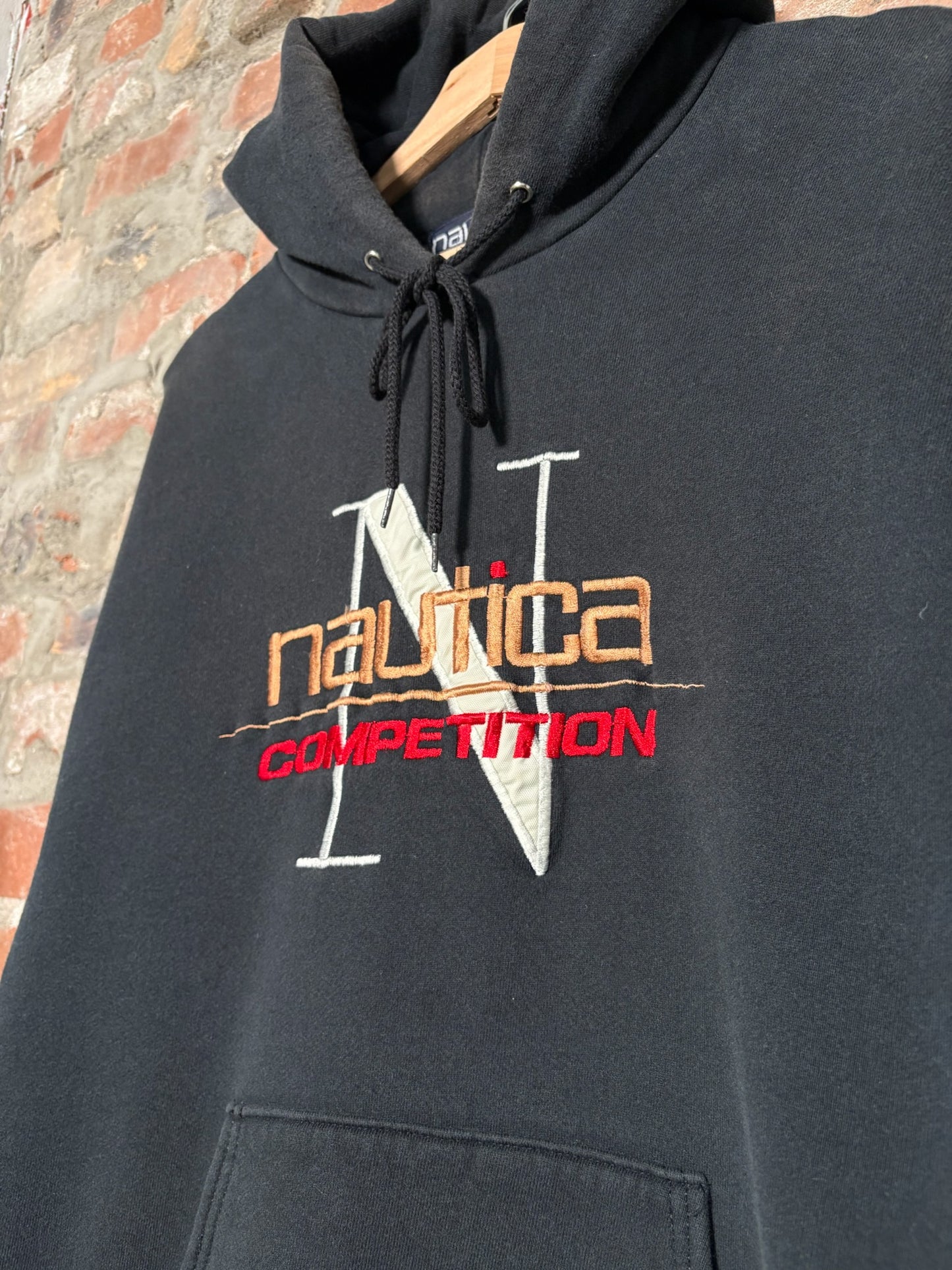 00s Nautica Competition Hoodie Black Sz L