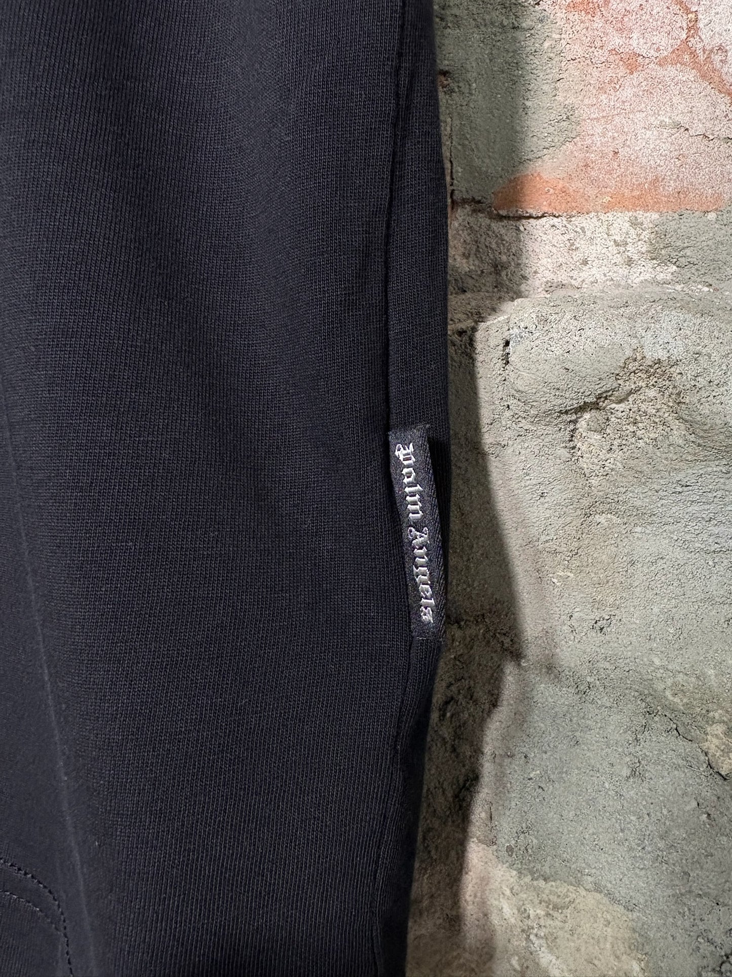 Palm Angles Script Collar Tee Sz S