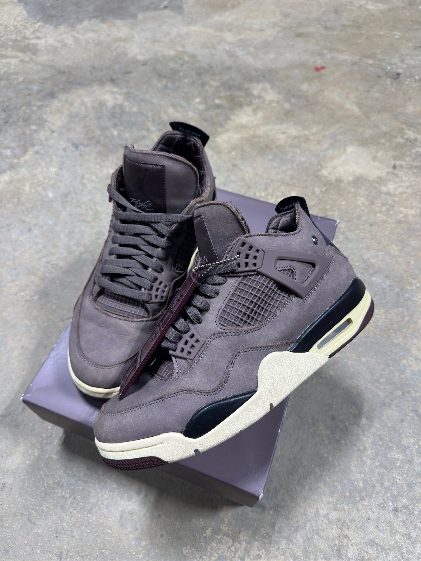 Jordan 4 A Ma Maniere Violet Ore Sz 9