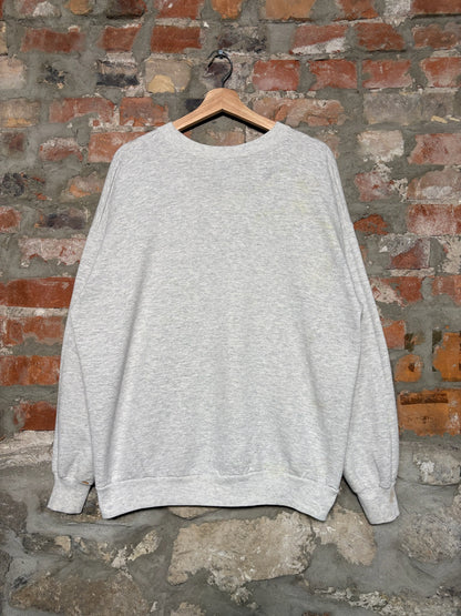 1997 New England Patriots Crewnck Grey Sz XL